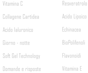 Integratore per la salute della pelle dell'uomo