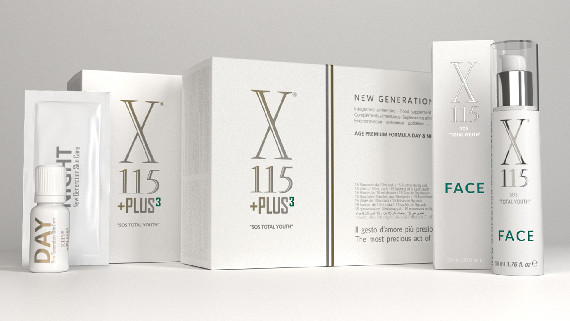 X115 PLUS Integratore Collagene e Crema Viso Antirughe