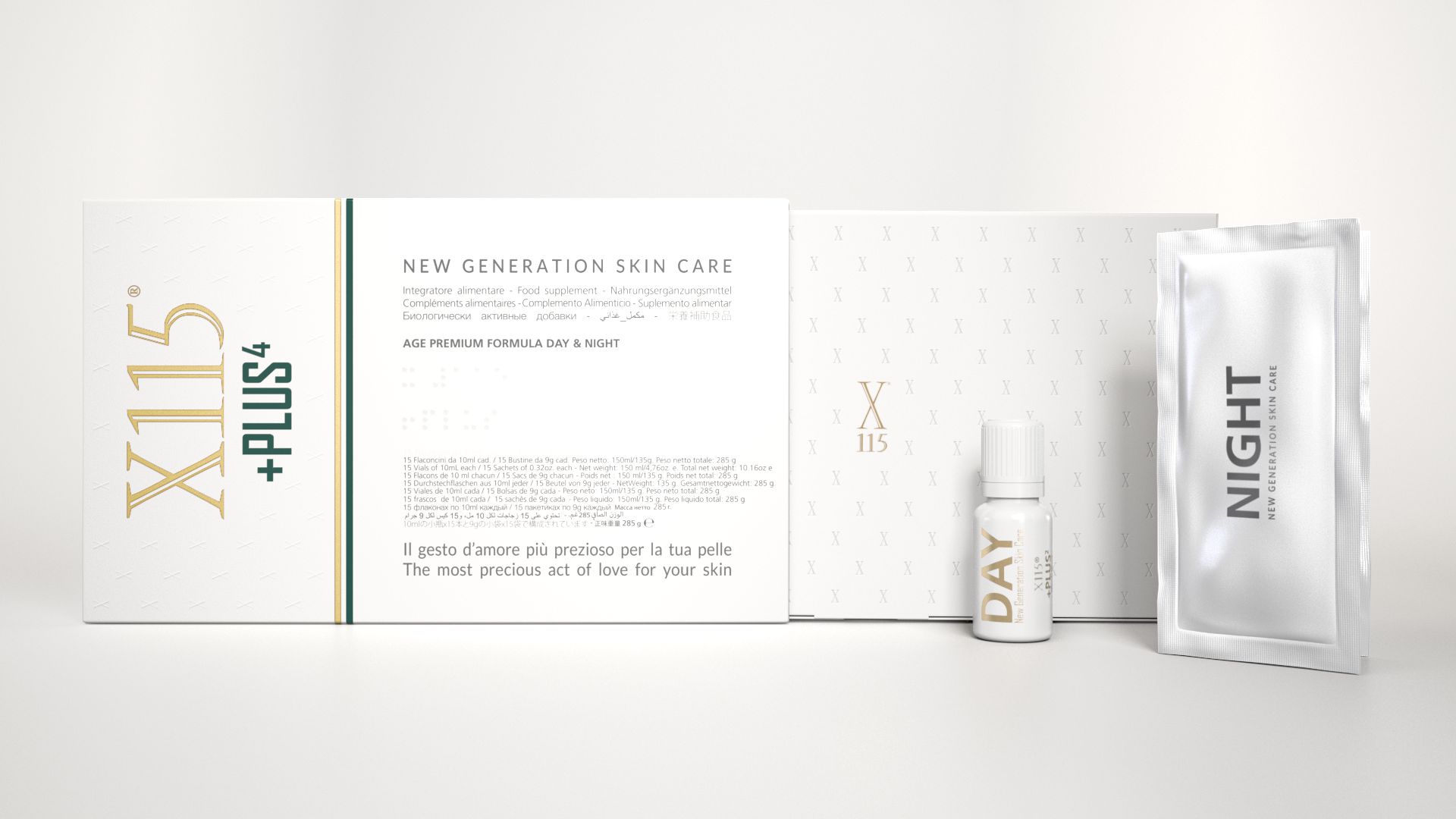 Integratore Antirughe | Integratore di Collagene X115+PLUS4