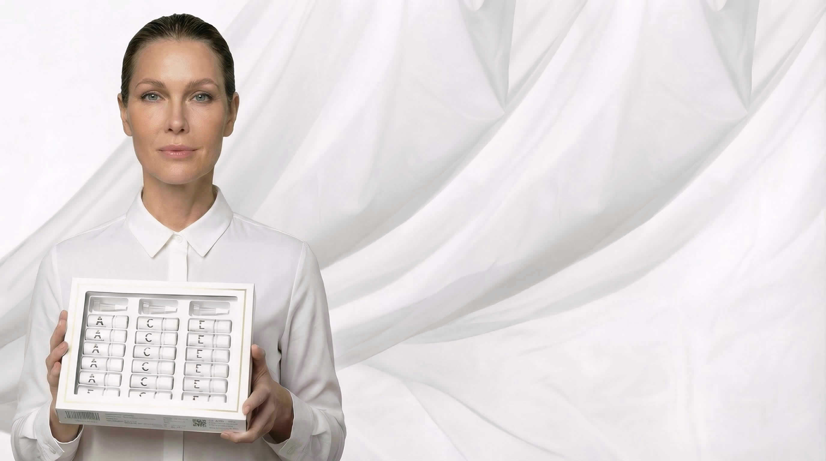 X115 ACE facial routine with vitamins A, C and E