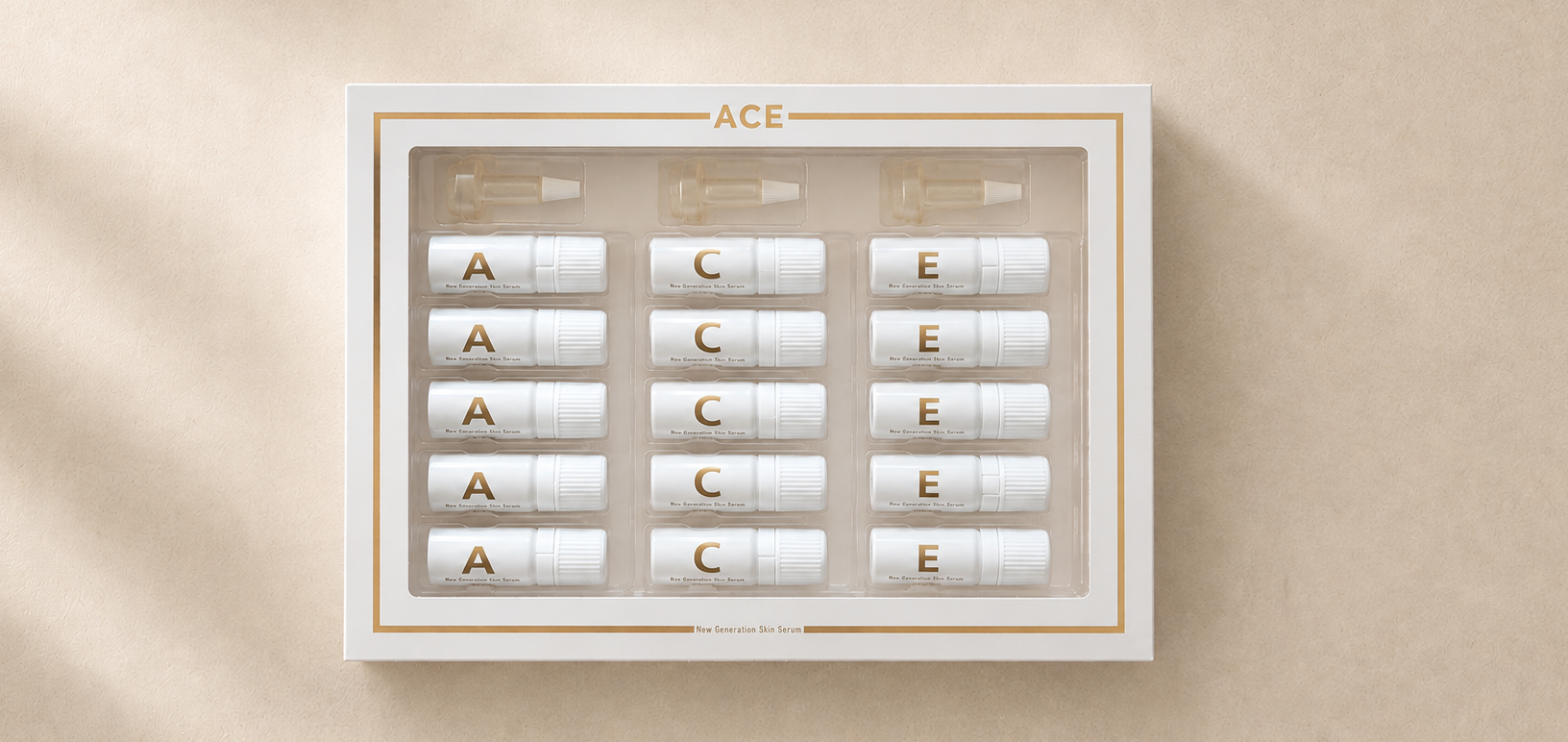 X115 ACE siero viso anti-age con vitamine A, C, E