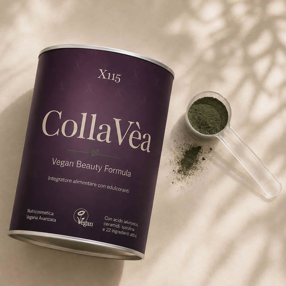 X115 CollaVéa, formula vegana con VeCollal