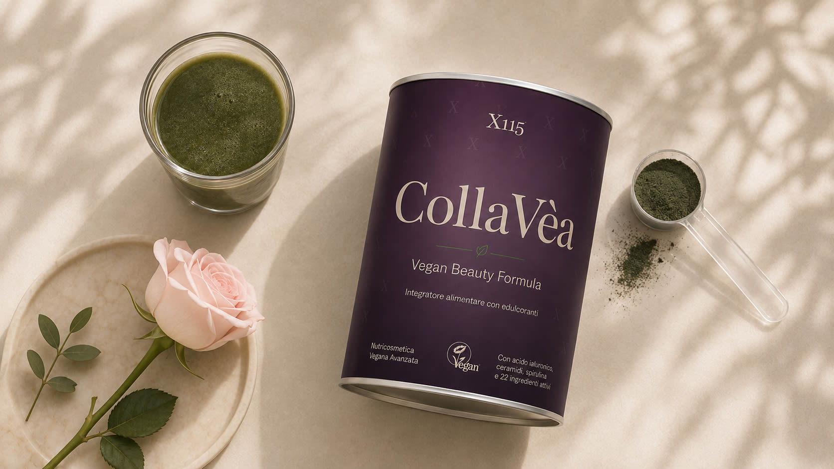 X115 CollaVéa, integratore vegano in polvere