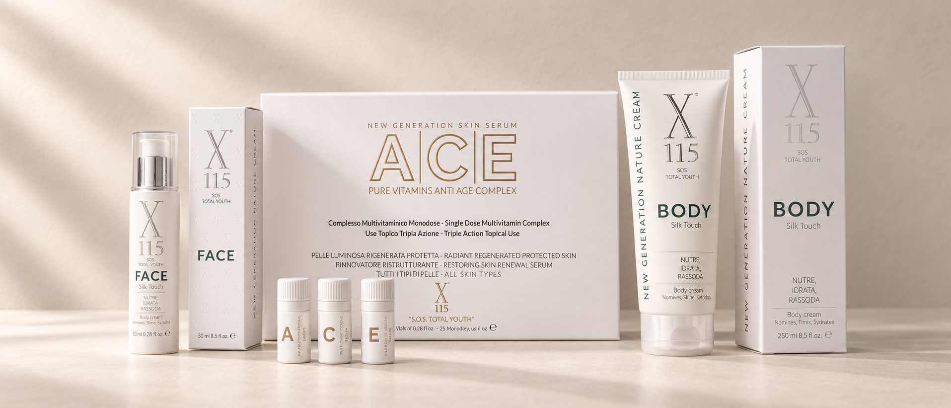 Gamma cosmetica X115