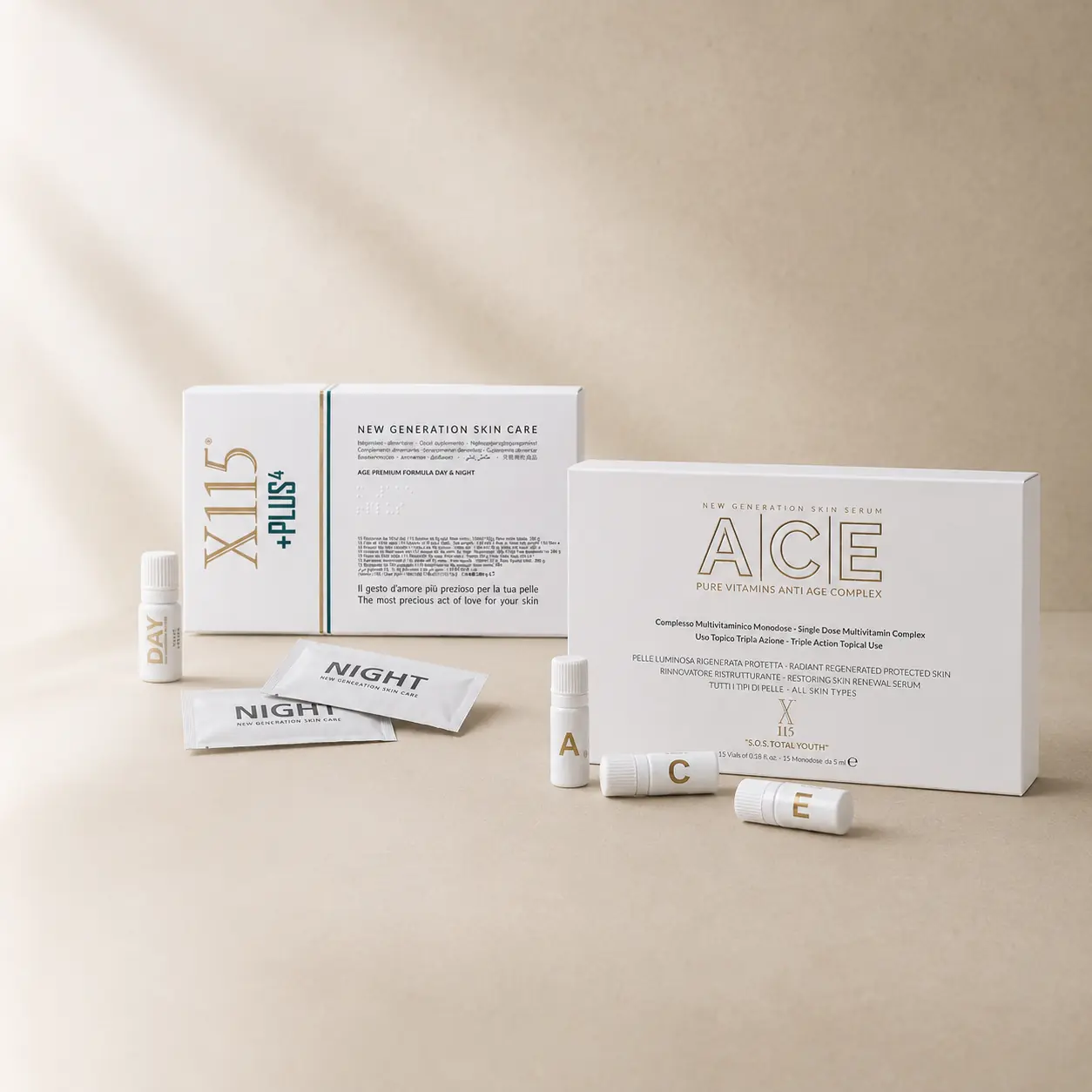 Protocollo X115 DAY NIGHT e siero ACE