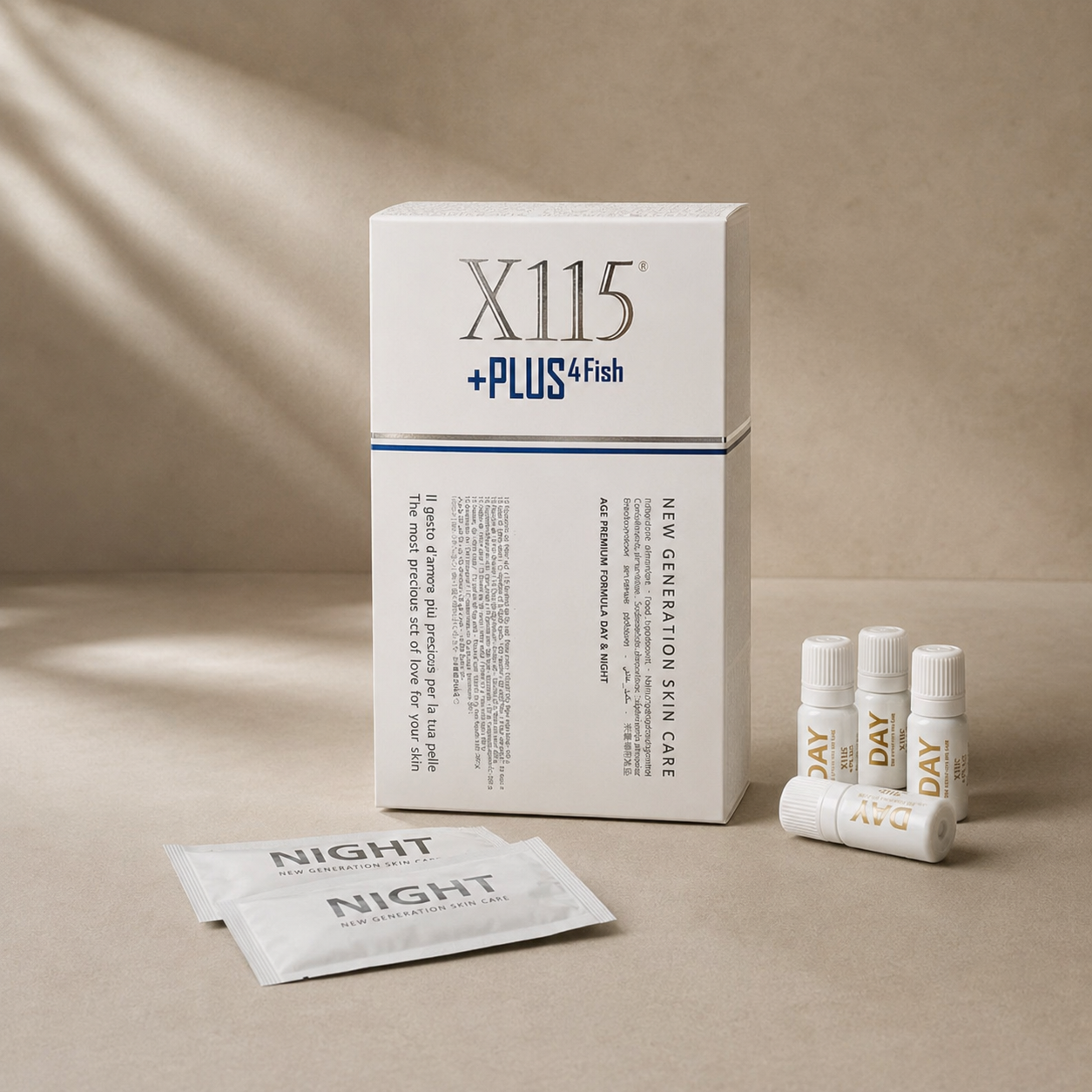 X115 +PLUS4 FISH con collagene di pesce