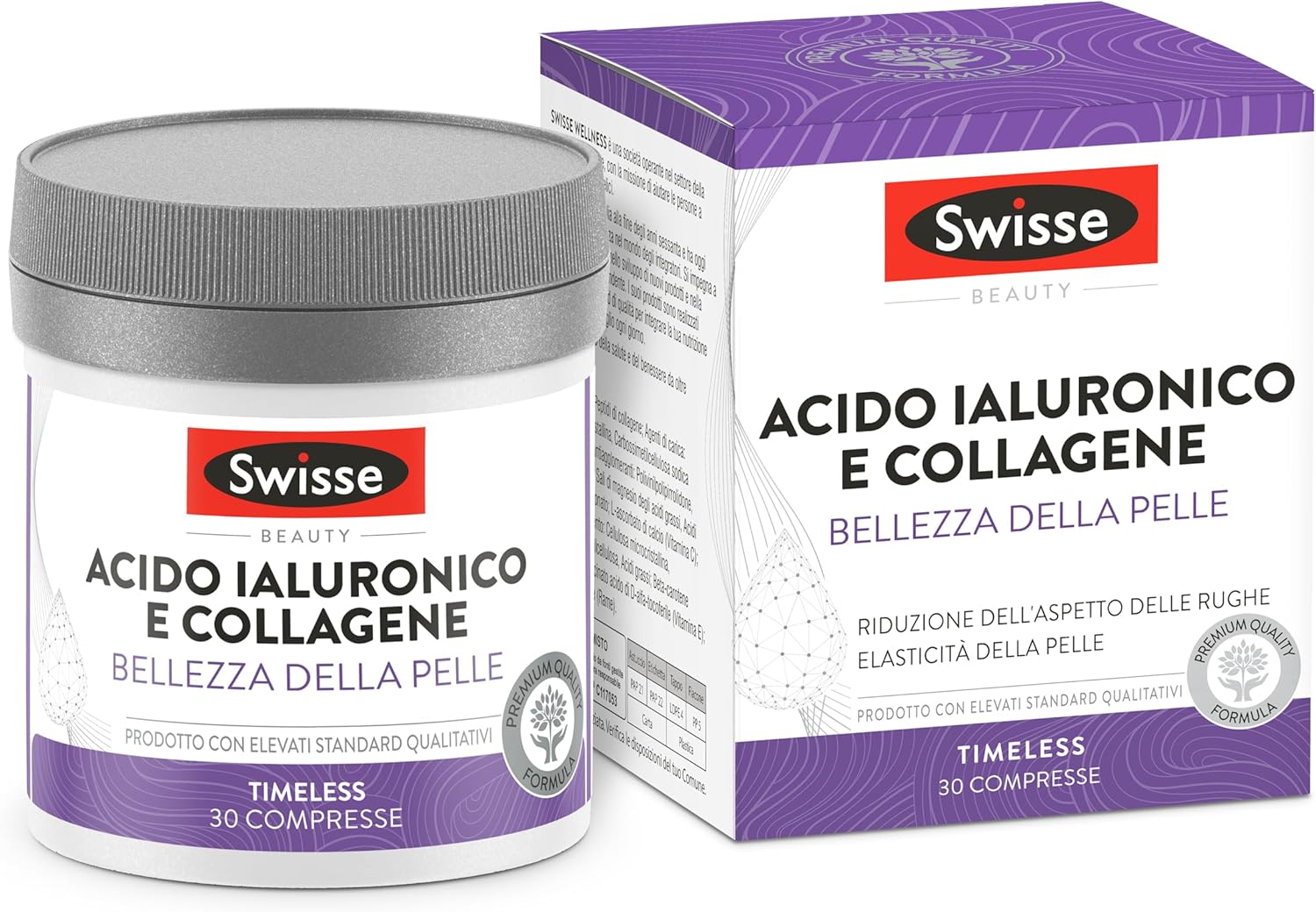 Swisse Acido Ialuronico e collagene Bellezza della pelle