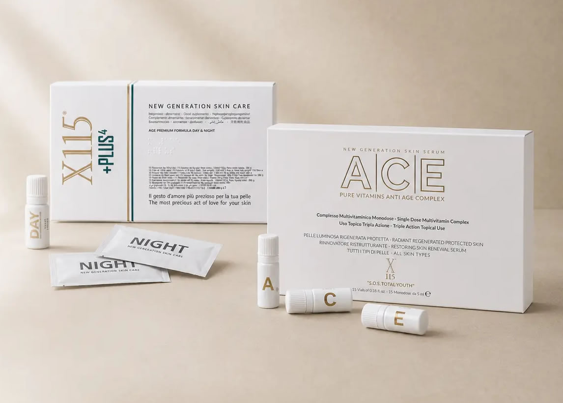X115 Antiage System integrazione e skincare