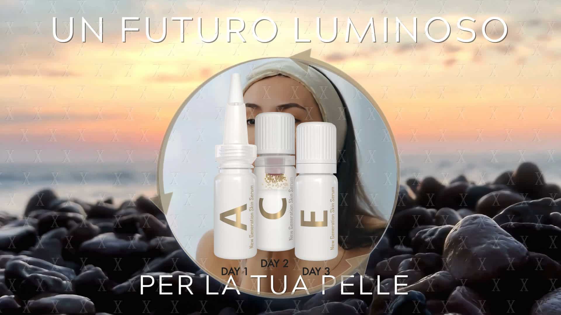Siero viso X115 ACE vitamine pure