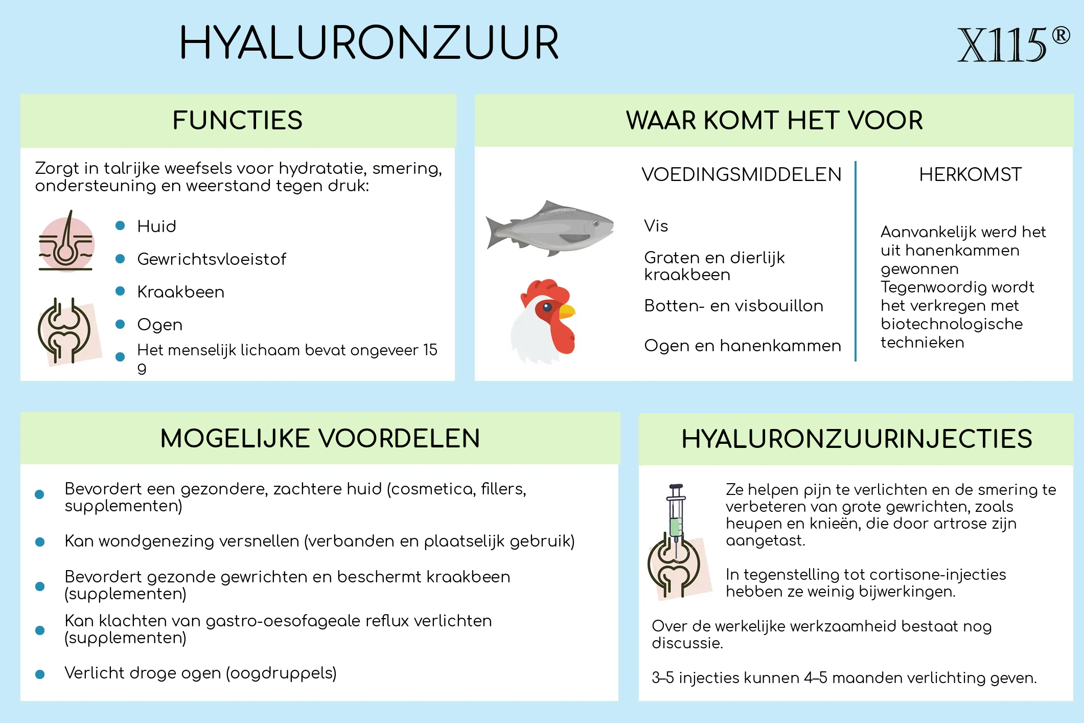 Infographic over hyaluronzuurinjecties