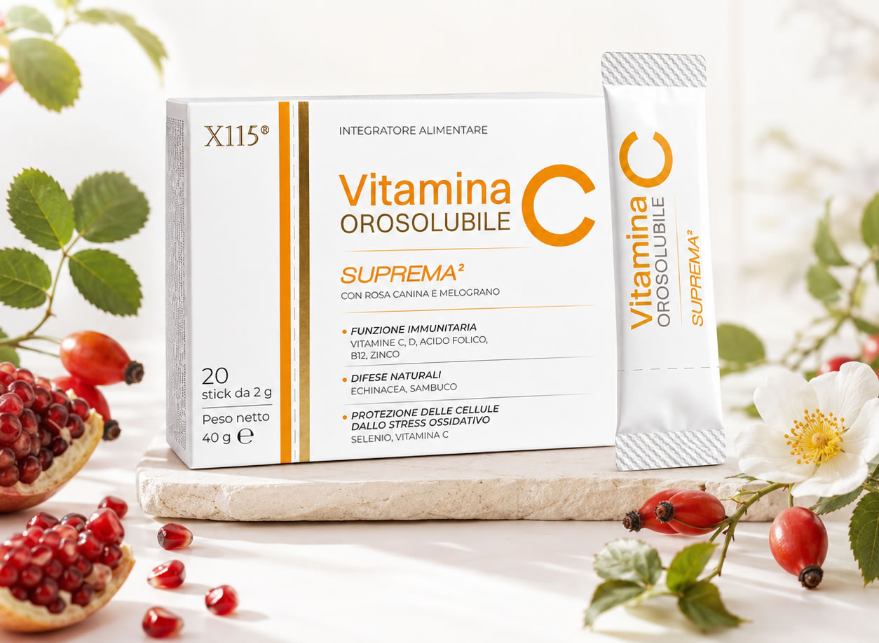Vitamina C Suprema X115 stick orosolubili