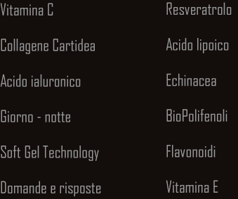 Integratore per la salute della pelle dell'uomo